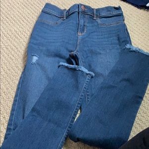 Ballerina ripped jeggings